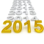 Happy New Year 2015. 3d